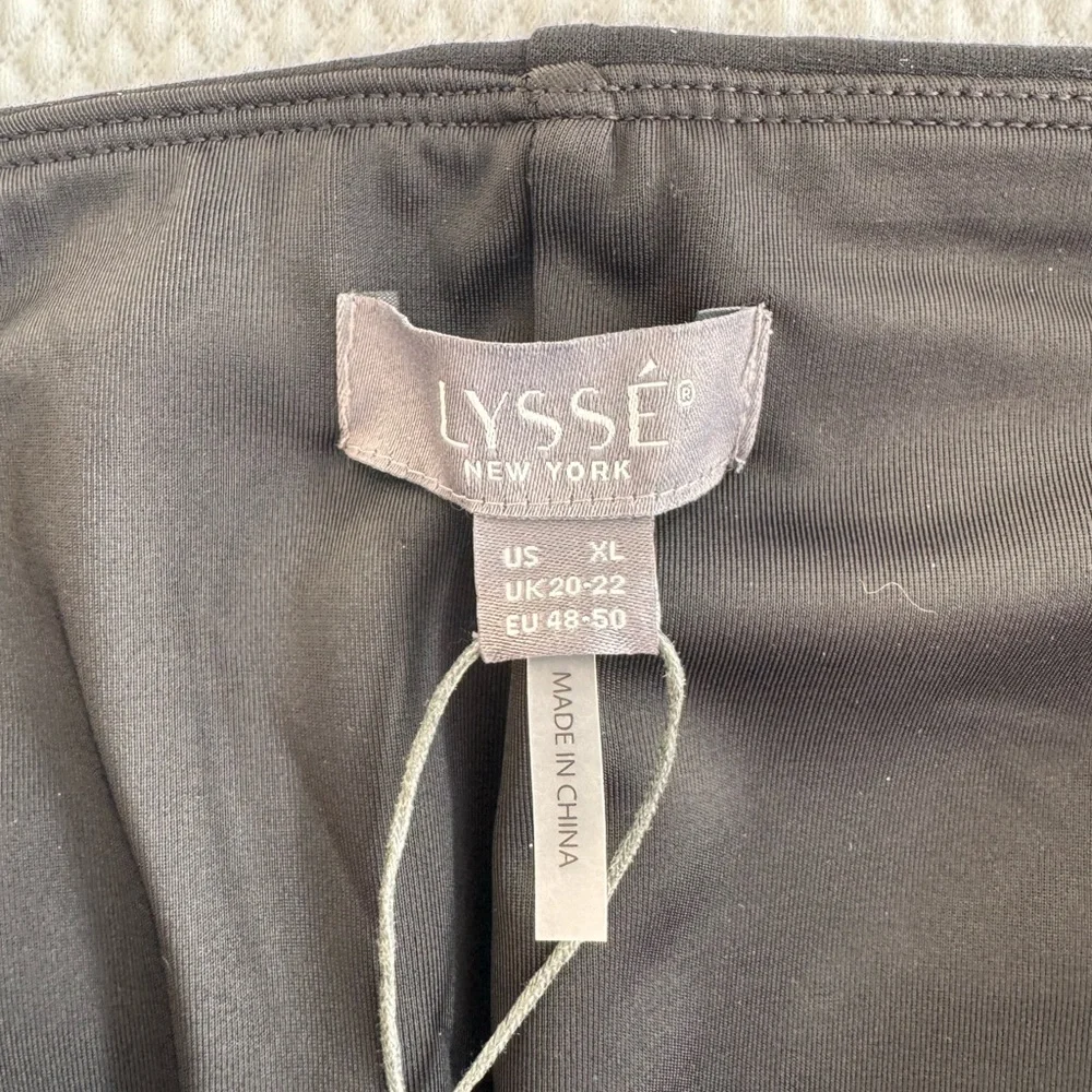 Lysse Black Flare Ponte Women's Pants - Picture 3 of 5